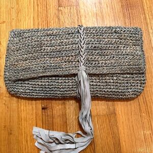 Flora Bella Raffia Purse Clutch Bag new